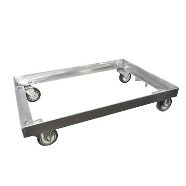 Wózek transportowy pod skrzynki 60x40cm, aluminiowy